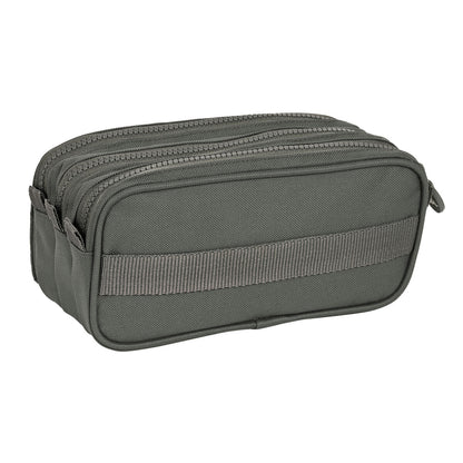 Penar triplu Kappa 21,5 x 10 x 8 cm Gri - Birou și papetărie, Material școlar și educațional