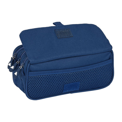 Penar triplu Kappa 21,5 x 10 x 8 cm Bleumarin - Birou și papetărie, Material școlar și educațional