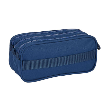 Penar triplu Kappa 21,5 x 10 x 8 cm Bleumarin - Birou și papetărie, Material școlar și educațional