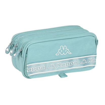 Penar triplu Kappa 21,5 x 10 x 8 cm Albastru - Birou și papetărie, Material școlar și educațional
