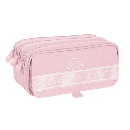 Penar triplu Kappa 21,5 x 10 x 8 cm Roz - Birou și papetărie, Material școlar și educațional