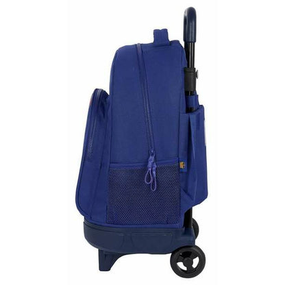Ghiozdan cu Roți Safta Roșu Bleumarin 33 x 45 x 22 cm - Birou și papetărie, Material școlar și educațional