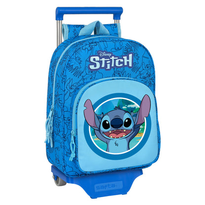 Ghiozdan cu Roți Stitch Albastru 26 x 34 x 11 cm - Birou și papetărie, Material școlar și educațional