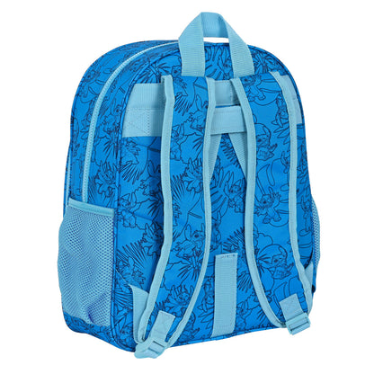 Ghiozdan Stitch Albastru 32 X 38 X 12 cm - Birou și papetărie, Material școlar și educațional