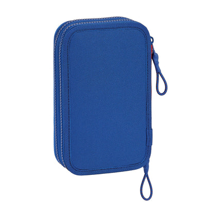 Creion dublu F.C. Barcelona Albastru Castaniu 12.5 x 19.5 x 4 cm (28 Piese) - Birou și papetărie, Material școlar și educațional