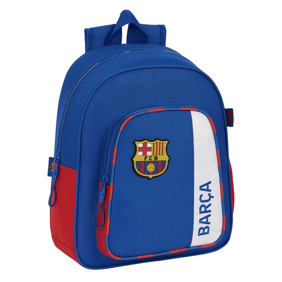 Ghiozdan F.C. Barcelona Albastru Castaniu 27 x 33 x 10 cm - Birou și papetărie, Material școlar și educațional
