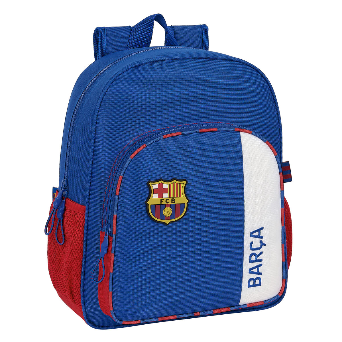 Ghiozdan F.C. Barcelona Albastru Castaniu 32 X 38 X 12 cm - Birou și papetărie, Material școlar și educațional