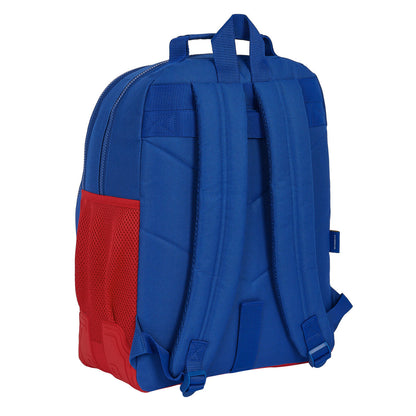 Ghiozdan F.C. Barcelona Albastru Castaniu 32 x 42 x 15 cm - Birou și papetărie, Material școlar și educațional