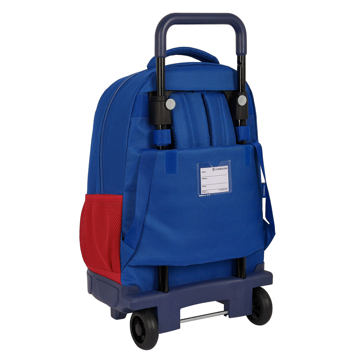 Ghiozdan cu Roți F.C. Barcelona Albastru Castaniu 33 X 45 X 22 cm - Birou și papetărie, Material școlar și educațional