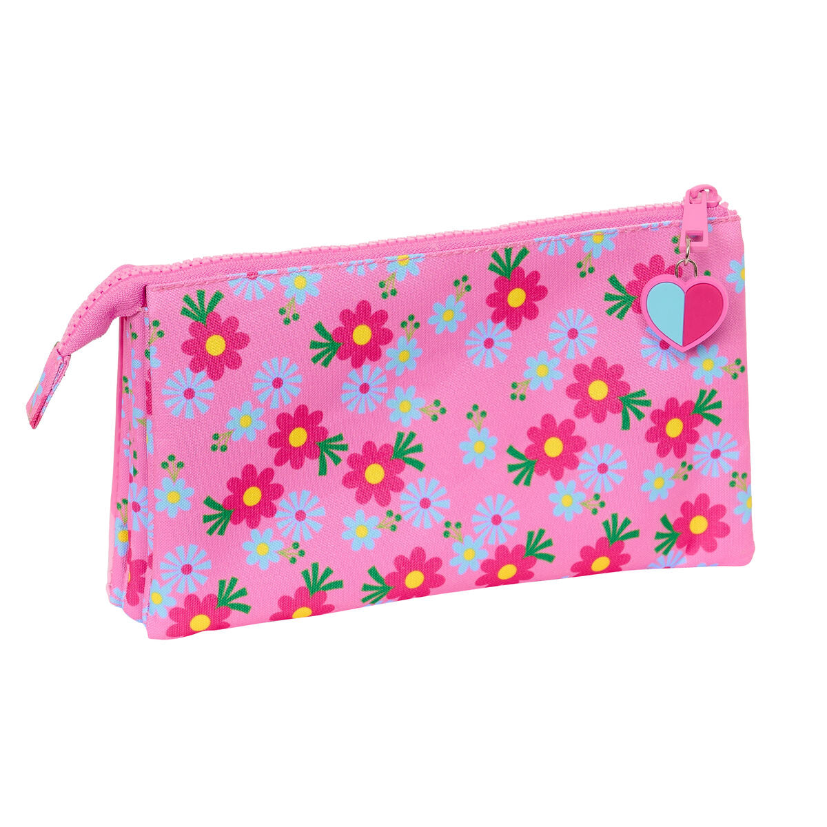 Penar triplu Trolls Roz 22 x 12 x 3 cm - Birou și papetărie, Material școlar și educațional