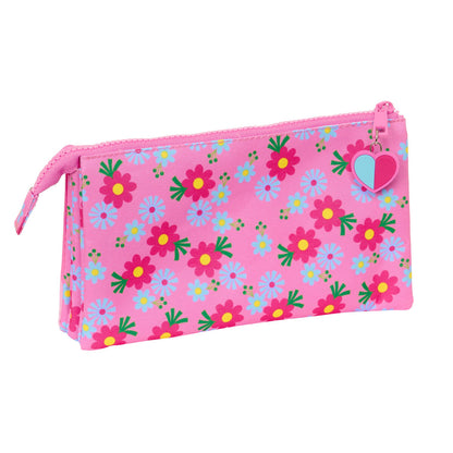 Penar triplu Trolls Roz 22 x 12 x 3 cm - Birou și papetărie, Material școlar și educațional