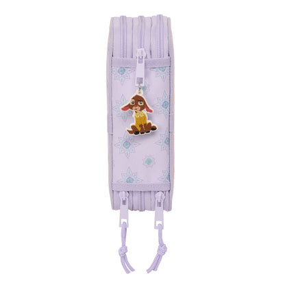 Penar Triplu Wish Liliachiu 12.5 x 19.5 x 5.5 cm (36 Piese) - Birou și papetărie, Material școlar și educațional
