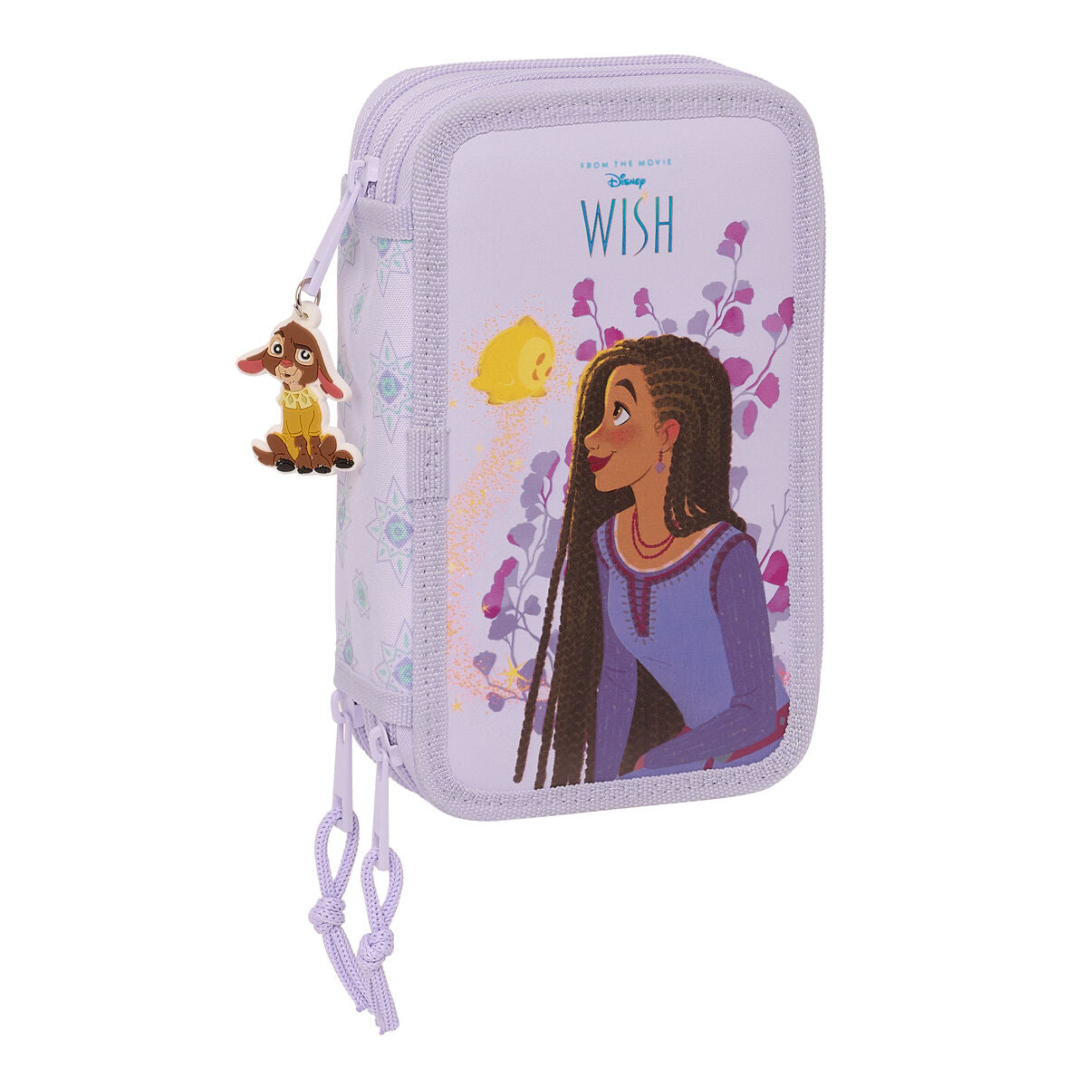 Penar Triplu Wish Liliachiu 12.5 x 19.5 x 5.5 cm (36 Piese) - Birou și papetărie, Material școlar și educațional