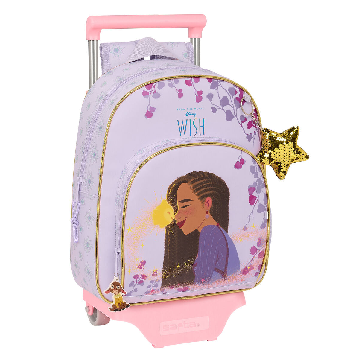 Ghiozdan cu Roți Wish Liliachiu 28 x 34 x 10 cm - Birou și papetărie, Material școlar și educațional