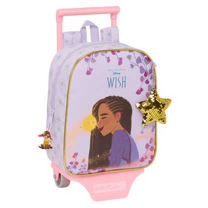 Ghiozdan cu Roți Wish Liliachiu 22 x 27 x 10 cm - Birou și papetărie, Material școlar și educațional