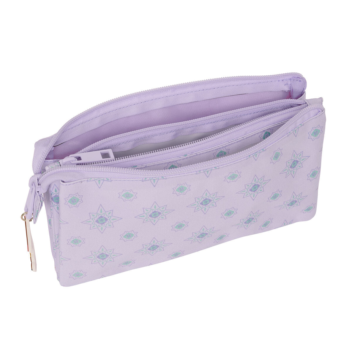 Penar triplu Wish Liliachiu 22 x 12 x 3 cm - Birou și papetărie, Material școlar și educațional
