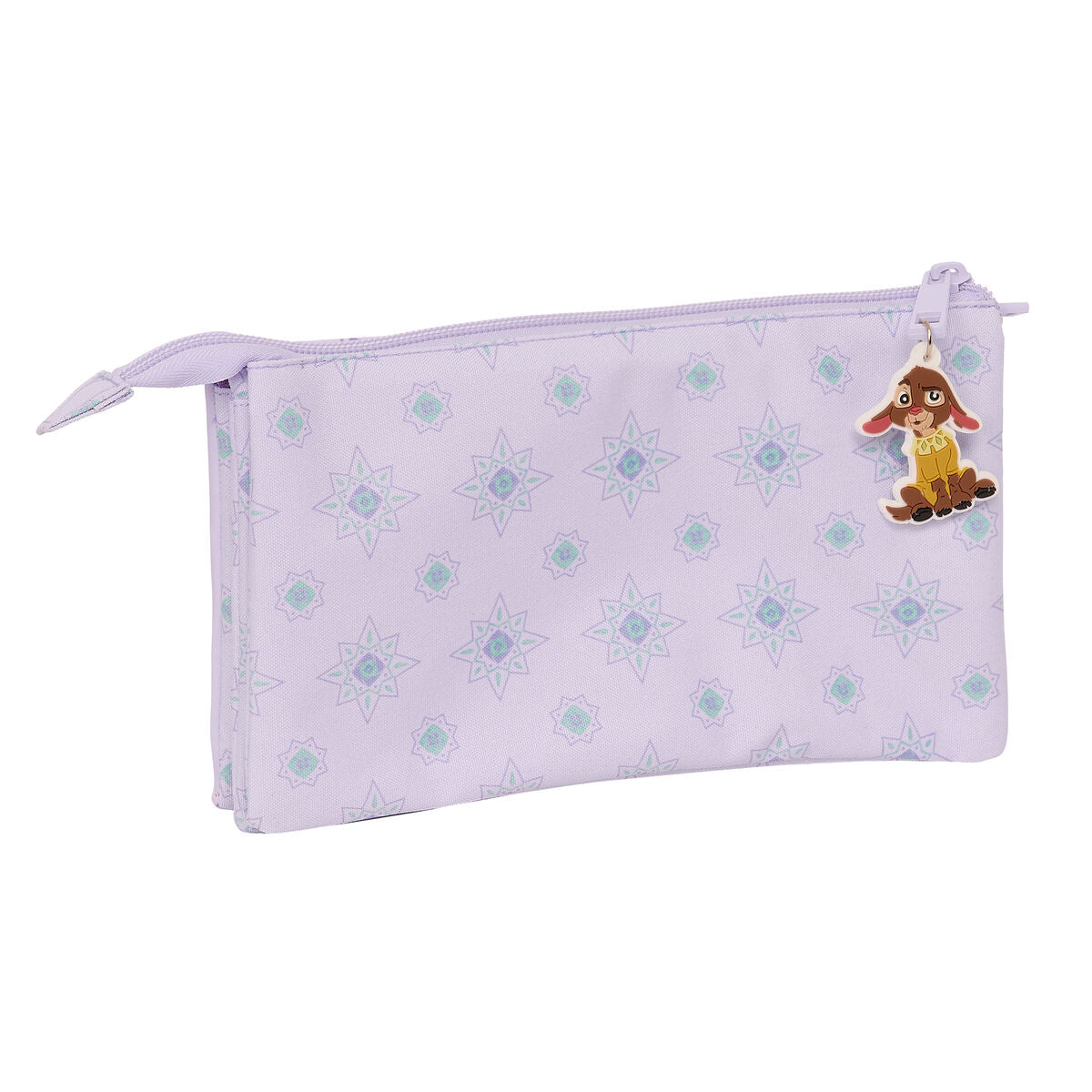 Penar triplu Wish Liliachiu 22 x 12 x 3 cm - Birou și papetărie, Material școlar și educațional