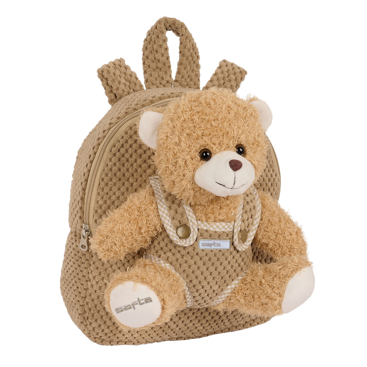 Rucsac pentru Copii Safta Urs de Pluș Maro 23 x 27 x 7,5 cm - Birou și papetărie, Material școlar și educațional