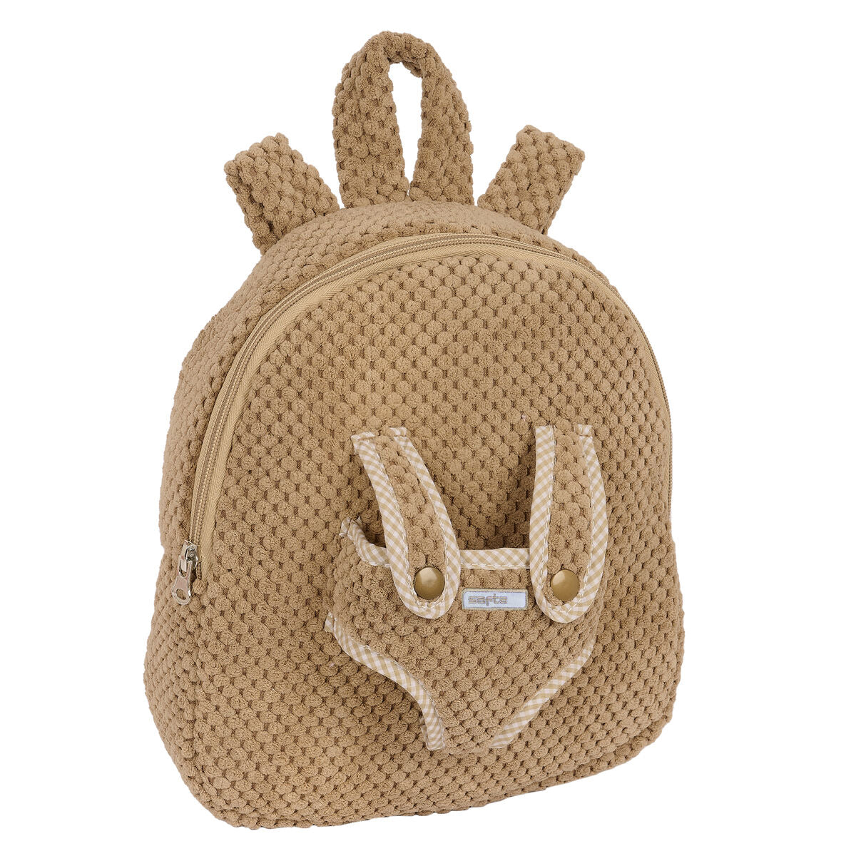 Rucsac pentru Copii Safta Urs de Pluș Maro 23 x 27 x 7,5 cm - Birou și papetărie, Material școlar și educațional