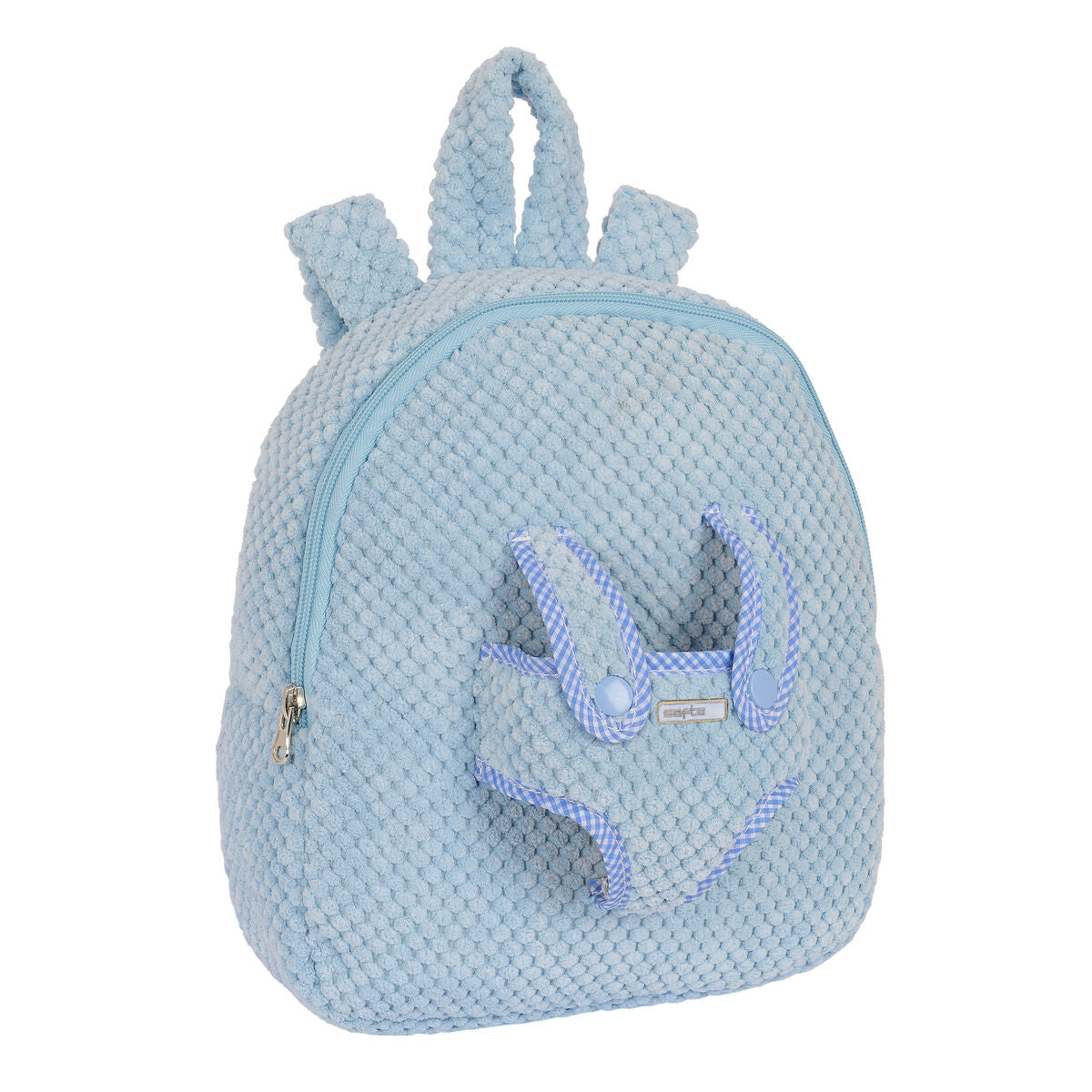 Rucsac pentru Copii Safta Urs de Pluș Albastru 23 x 27 x 7,5 cm - Birou și papetărie, Material școlar și educațional