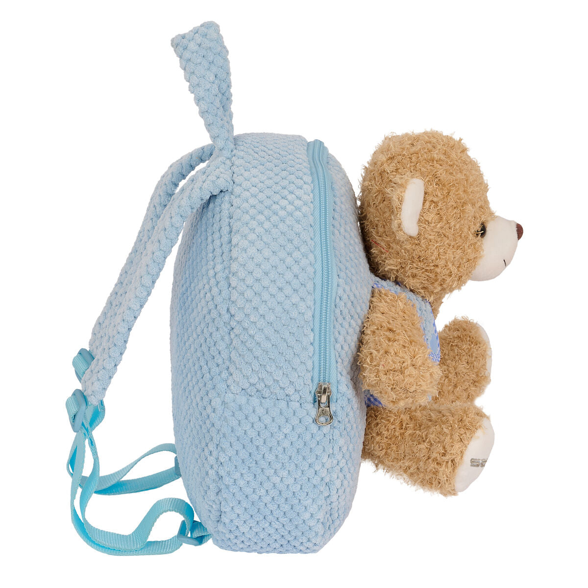 Rucsac pentru Copii Safta Urs de Pluș Albastru 23 x 27 x 7,5 cm - Birou și papetărie, Material școlar și educațional