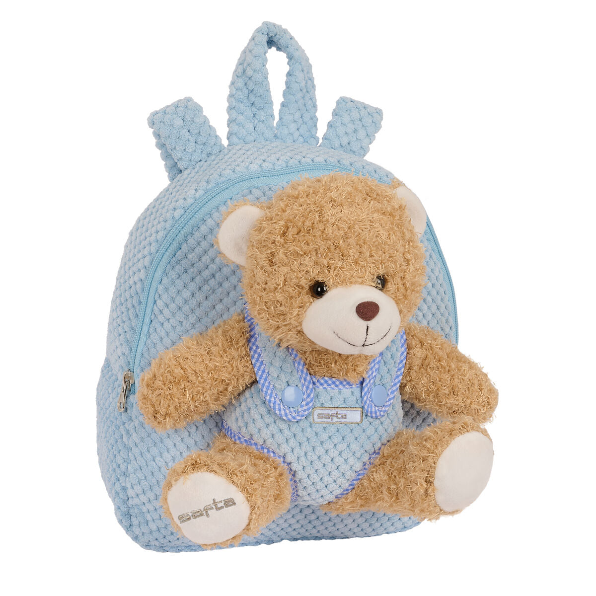 Rucsac pentru Copii Safta Urs de Pluș Albastru 23 x 27 x 7,5 cm - Birou și papetărie, Material școlar și educațional