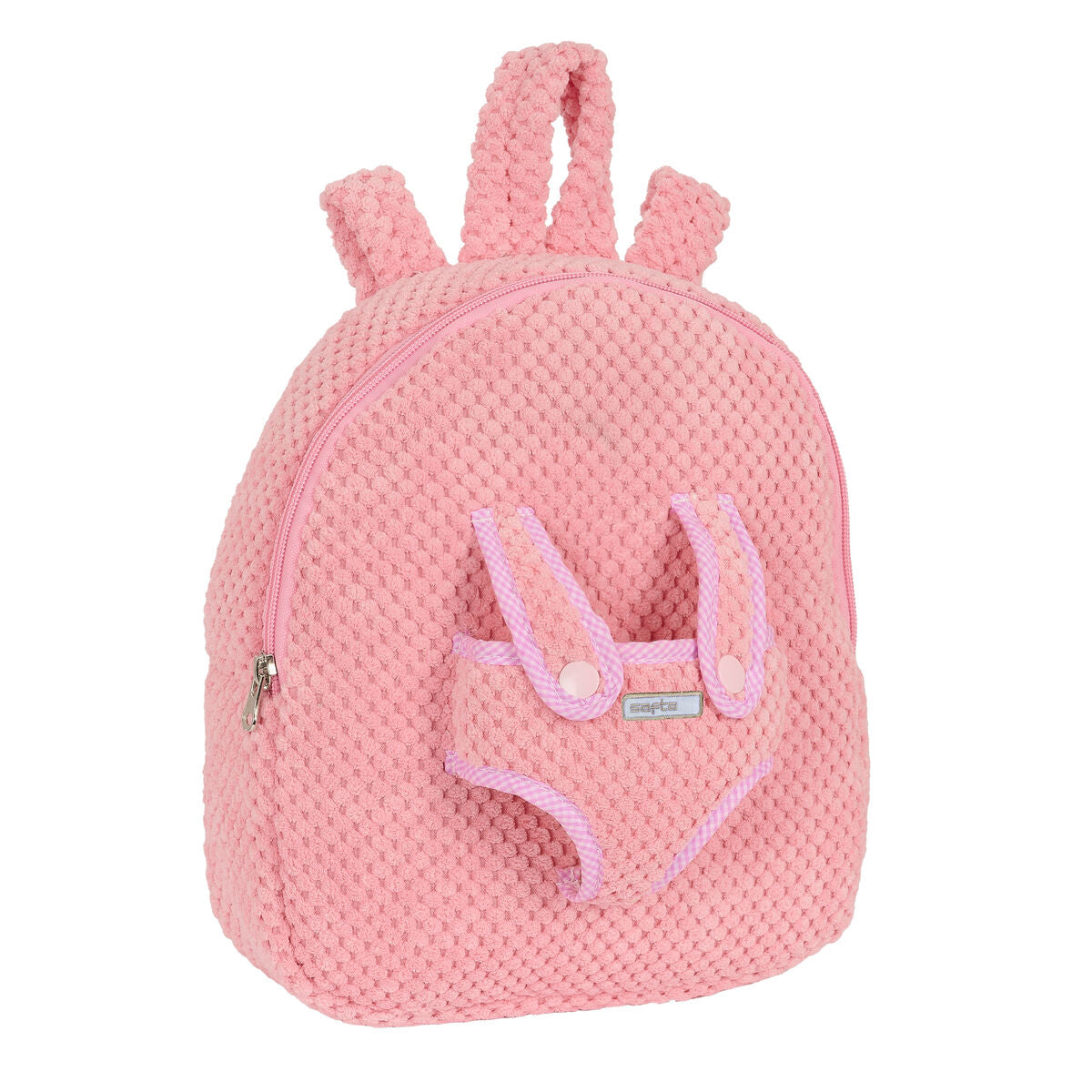 Rucsac pentru Copii Safta Urs de Pluș Roz 23 x 27 x 7,5 cm - Birou și papetărie, Material școlar și educațional
