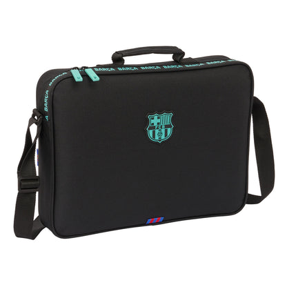 ghiozdan de școală F.C. Barcelona Negru 38 x 28 x 6 cm - Birou și papetărie, Material școlar și educațional