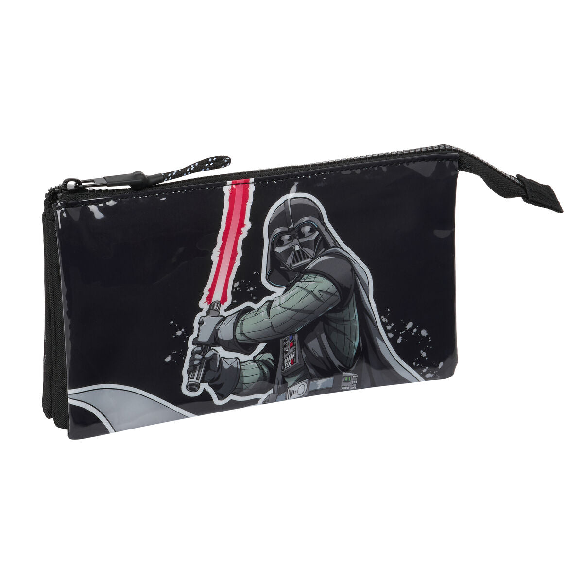 Penar dublu Star Wars The fighter Negru 22 x 12 x 3 cm - Birou și papetărie, Material școlar și educațional