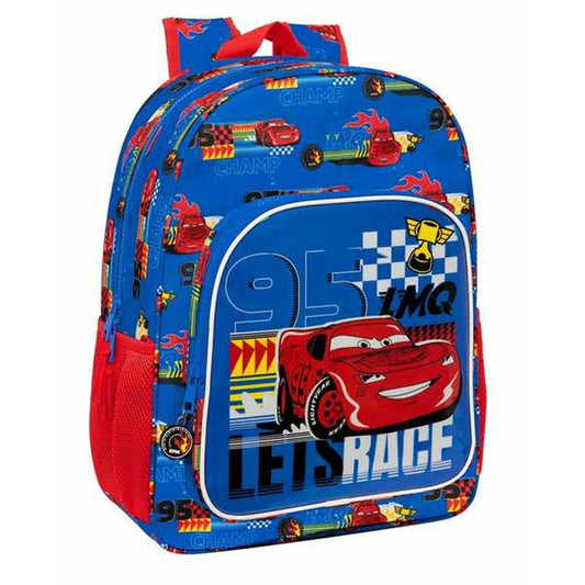 Ghiozdan Cars Race Ready Albastru 33 x 42 x 14 cm - Birou și papetărie, Material școlar și educațional