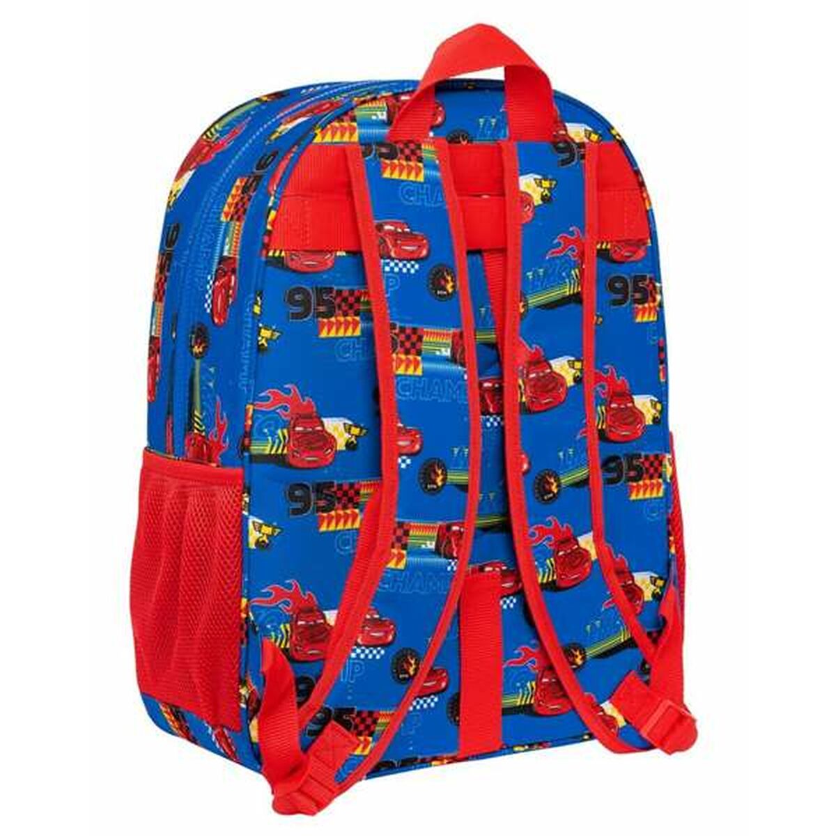 Ghiozdan Cars Race Ready Albastru 33 x 42 x 14 cm - Birou și papetărie, Material școlar și educațional