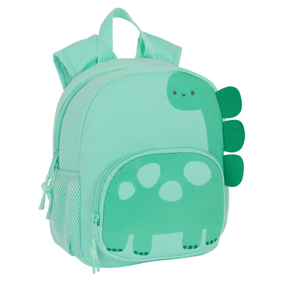 Rucsac pentru Copii Safta Dinozaur Verde 20 x 25 x 9 cm - Birou și papetărie, Material școlar și educațional