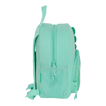 Rucsac pentru Copii Safta Dinozaur Verde 20 x 25 x 9 cm - Birou și papetărie, Material școlar și educațional