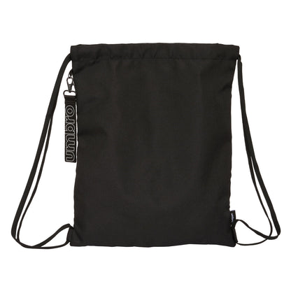 Geantă Rucsac cu Bretele Umbro Lima Negru 35 x 40 x 1 cm - Birou și papetărie, Material școlar și educațional