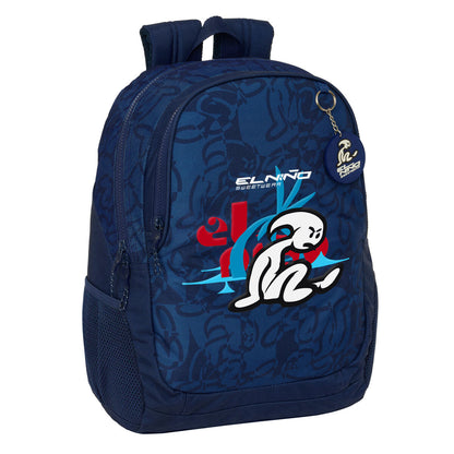 Ghiozdan El Niño Paradise Bleumarin 32 x 44 x 16 cm - Birou și papetărie, Material școlar și educațional
