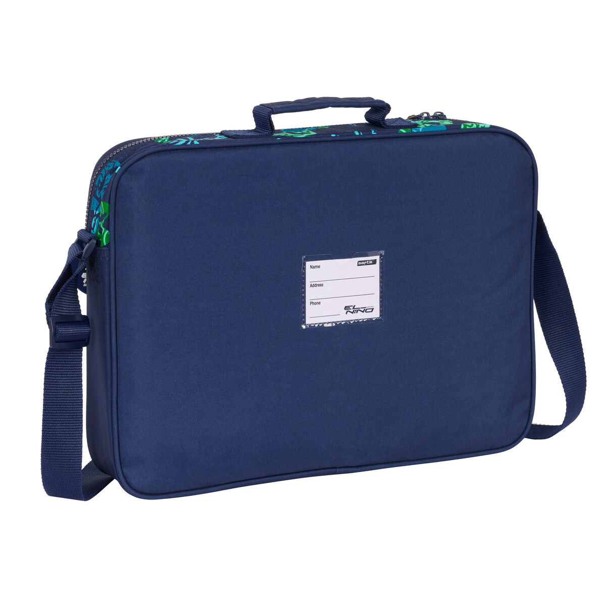 ghiozdan de școală El Niño Glassy Bleumarin 38 x 28 x 6 cm - Birou și papetărie, Material școlar și educațional