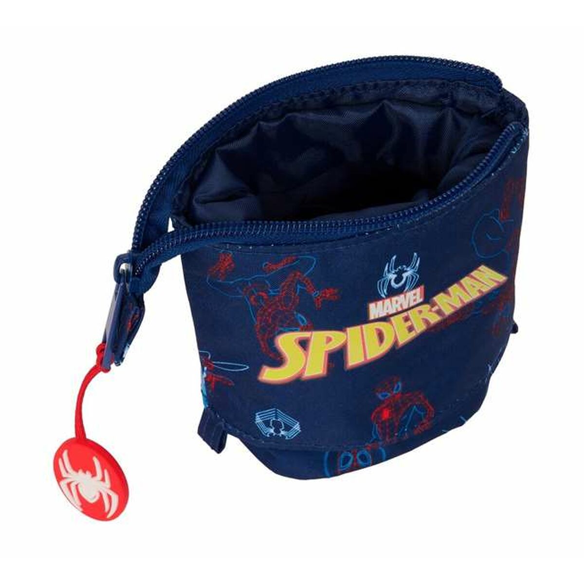 Geantă Universală Spider-Man Neon Bleumarin 8 x 19 x 6 cm - Birou și papetărie, Material școlar și educațional