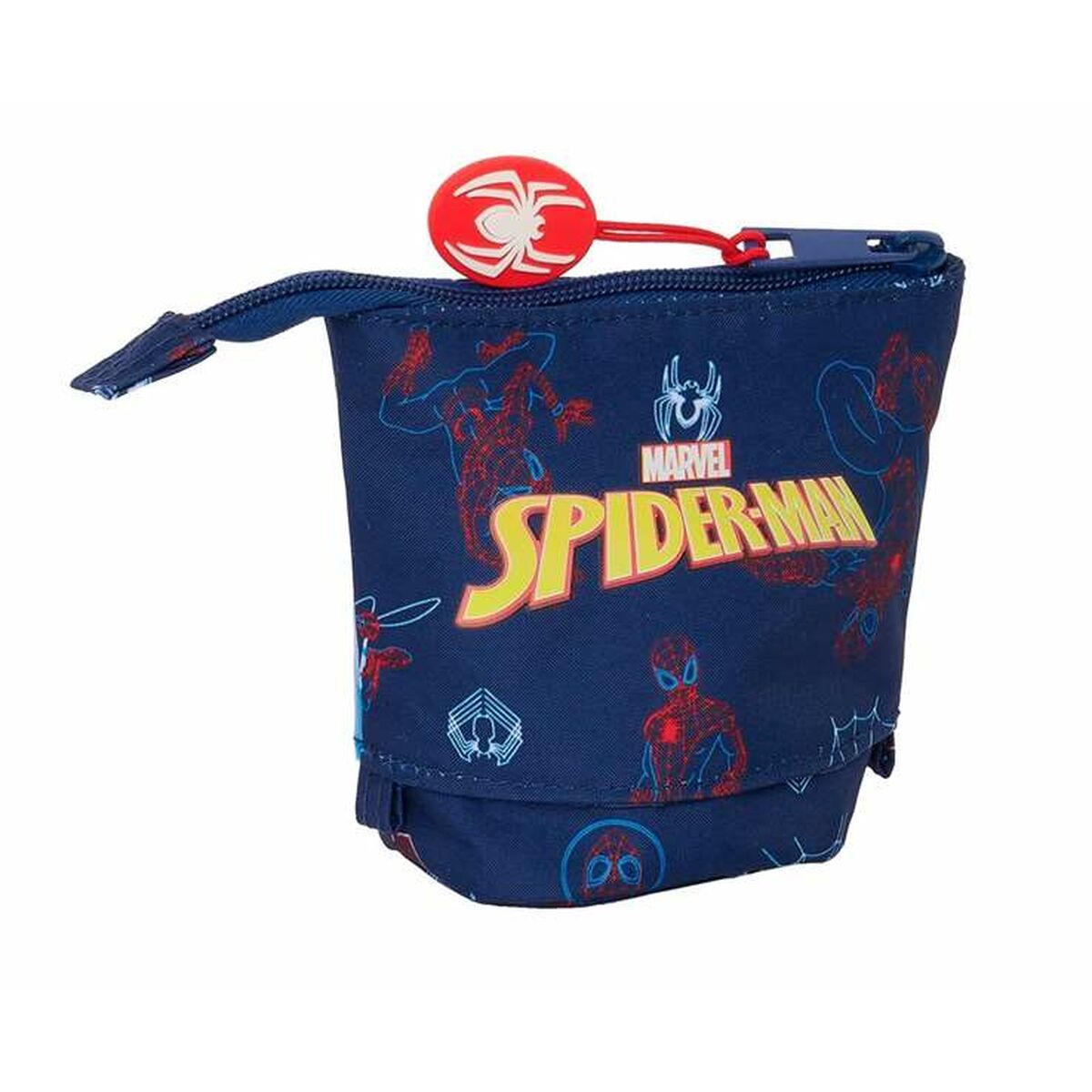 Geantă Universală Spider-Man Neon Bleumarin 8 x 19 x 6 cm - Birou și papetărie, Material școlar și educațional