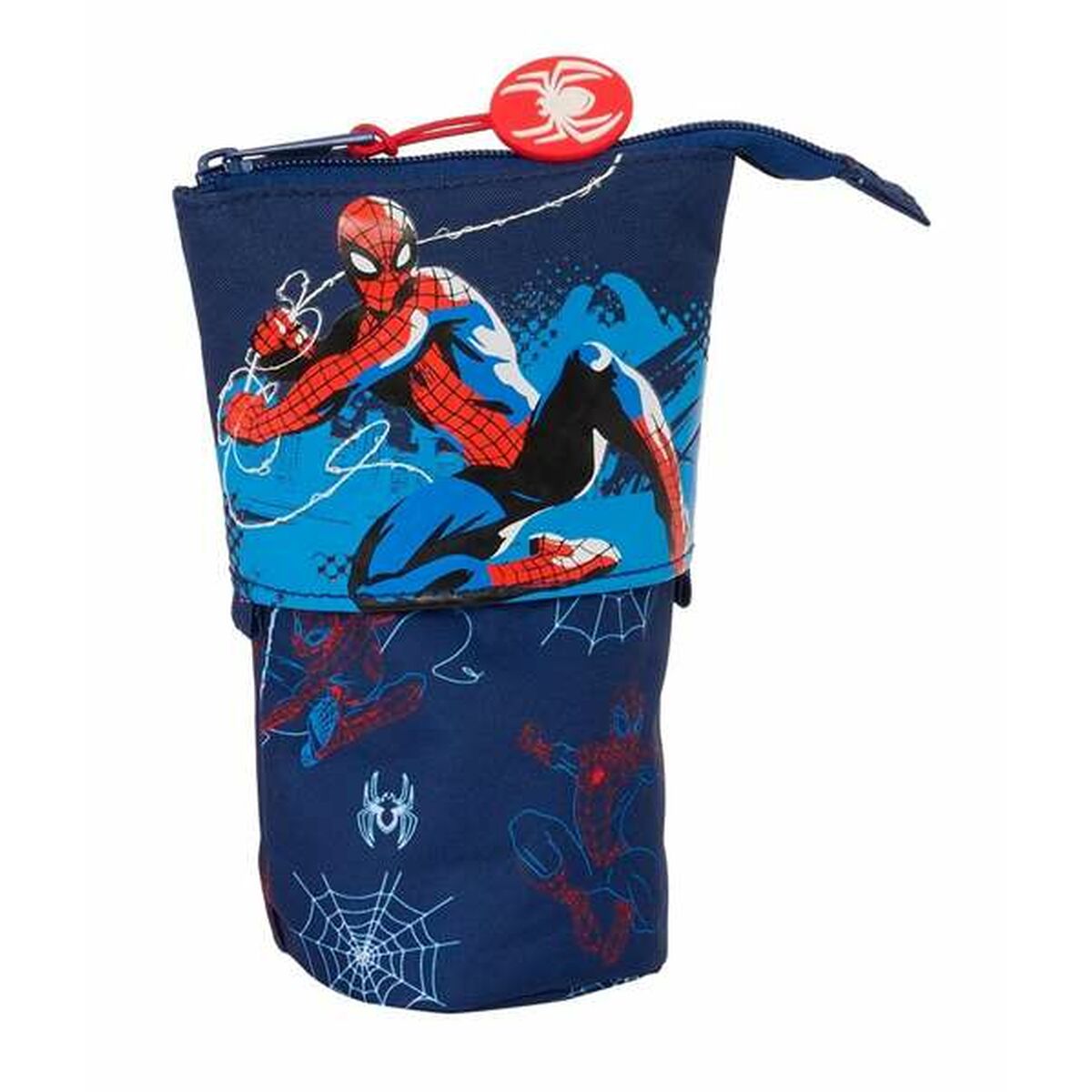 Geantă Universală Spider-Man Neon Bleumarin 8 x 19 x 6 cm - Birou și papetărie, Material școlar și educațional