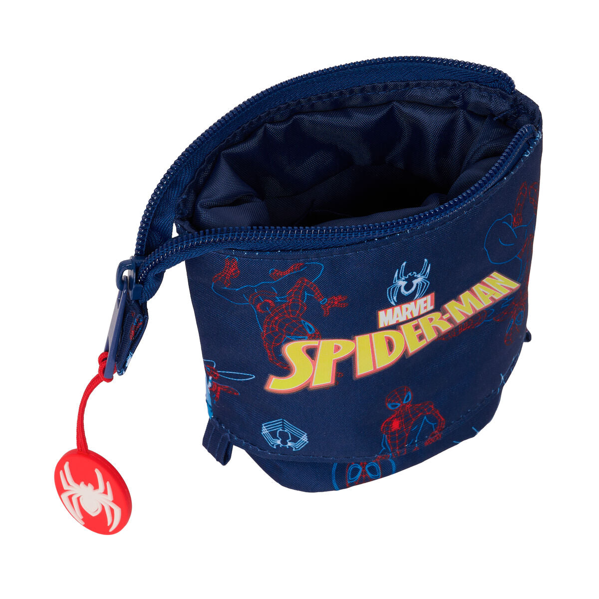 Trusă Ceașcă Spider-Man Neon Bleumarin 8 x 19 x 6 cm - Birou și papetărie, Material școlar și educațional
