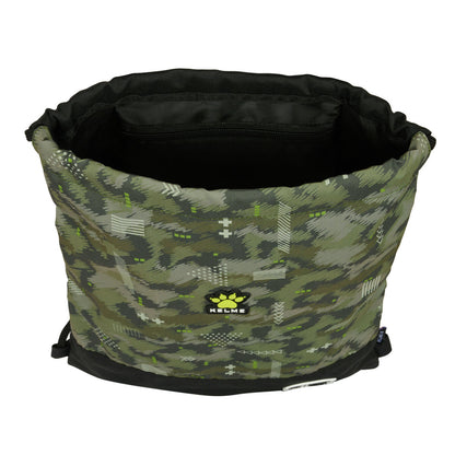 Geantă Rucsac cu Bretele Kelme Travel Negru Verde 35 x 40 x 1 cm - Birou și papetărie, Material școlar și educațional