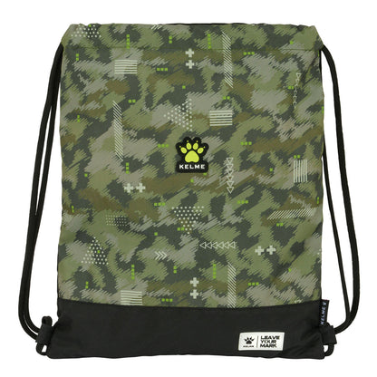 Geantă Rucsac cu Bretele Kelme Travel Negru Verde 35 x 40 x 1 cm - Birou și papetărie, Material școlar și educațional