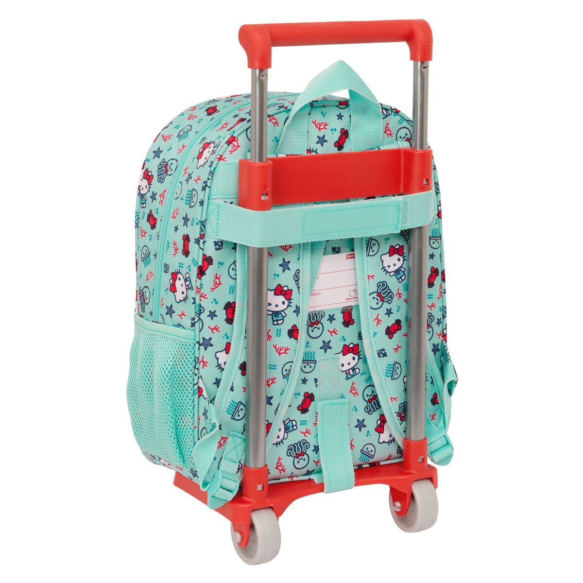 Ghiozdan cu Roți Hello Kitty Sea lovers Turquoise 26 x 34 x 11 cm - Birou și papetărie, Material școlar și educațional