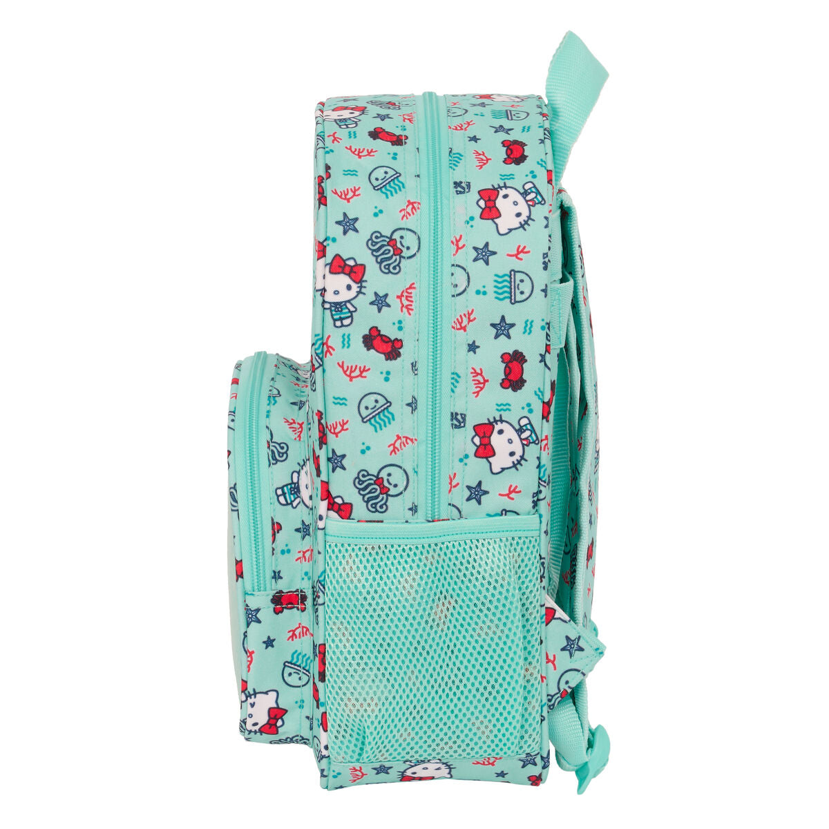 Ghiozdan Hello Kitty Sea lovers Turquoise 26 x 34 x 11 cm - Birou și papetărie, Material școlar și educațional