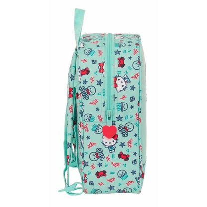 Rucsac pentru Copii Hello Kitty Sea lovers Turquoise 22 x 27 x 10 cm - Birou și papetărie, Material școlar și educațional