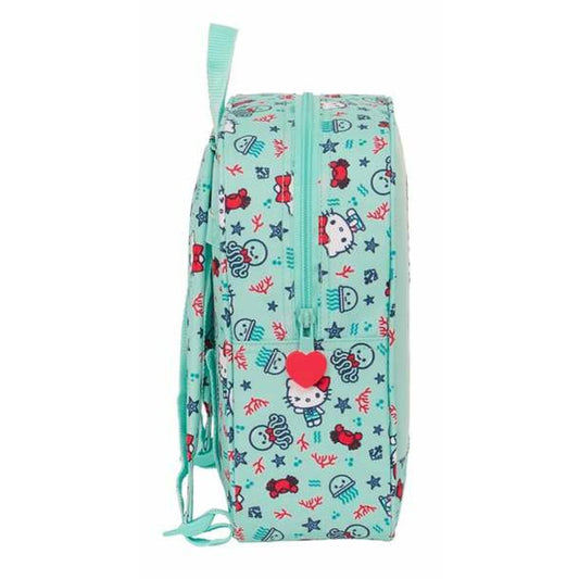 Rucsac pentru Copii Hello Kitty Sea lovers Turquoise 22 x 27 x 10 cm - Birou și papetărie, Material școlar și educațional