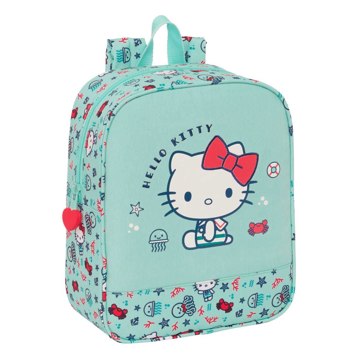Rucsac pentru Copii Hello Kitty Sea lovers Turquoise 22 x 27 x 10 cm - Birou și papetărie, Material școlar și educațional