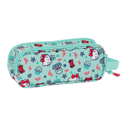 Penar dublu Hello Kitty Sea lovers Turquoise 21 x 8 x 6 cm - Birou și papetărie, Material școlar și educațional