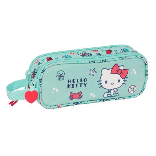 Penar dublu Hello Kitty Sea lovers Turquoise 21 x 8 x 6 cm - Birou și papetărie, Material școlar și educațional