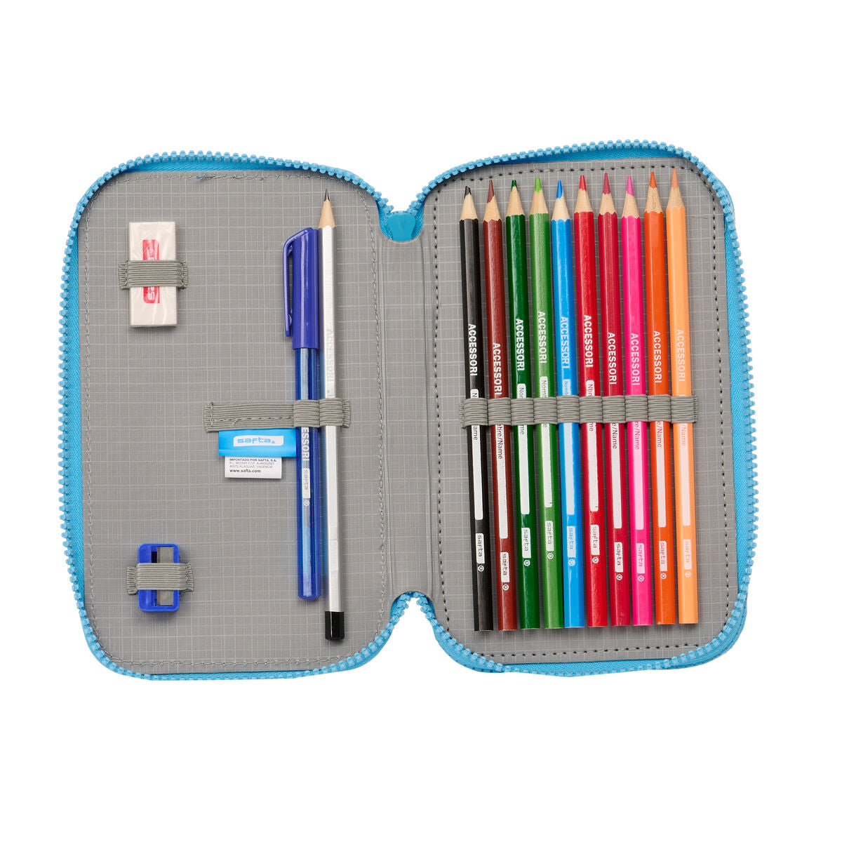 Creion dublu Algo de Jaime Alb 12.5 x 19.5 x 4 cm (28 Piese) - Birou și papetărie, Material școlar și educațional